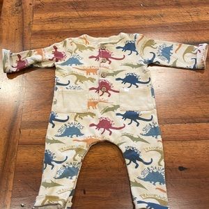 MudPie Dinosaur Print all in one. Size  9-12 months